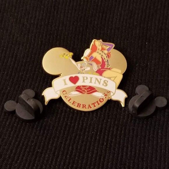 Disney Jessica Rabbit Pin LE 1000 I Heart Pins Love Trading Celebration Roger - Picture 8 of 10